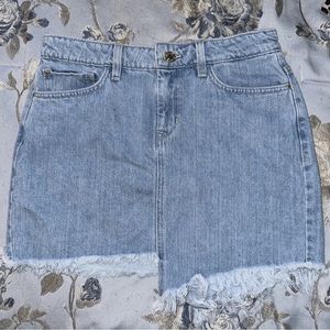 Guess denim asymmetrical skirt